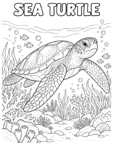 Coloring page line art