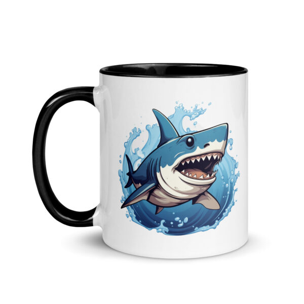 Shark Mug with Color Inside - Image 4