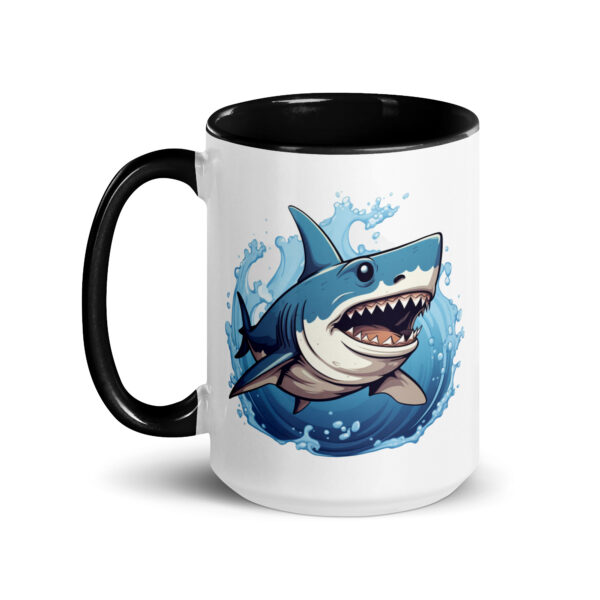 Shark Mug with Color Inside - Image 6