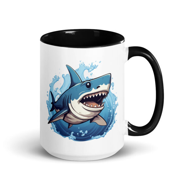 Shark Mug with Color Inside - Image 5