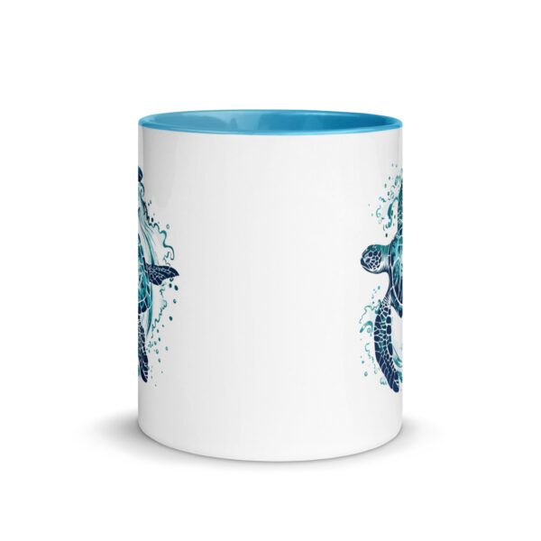 Sea Turtle Mug with Color Inside - Image 14