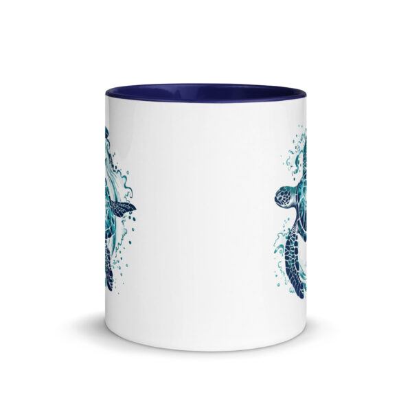 Sea Turtle Mug with Color Inside - Image 9