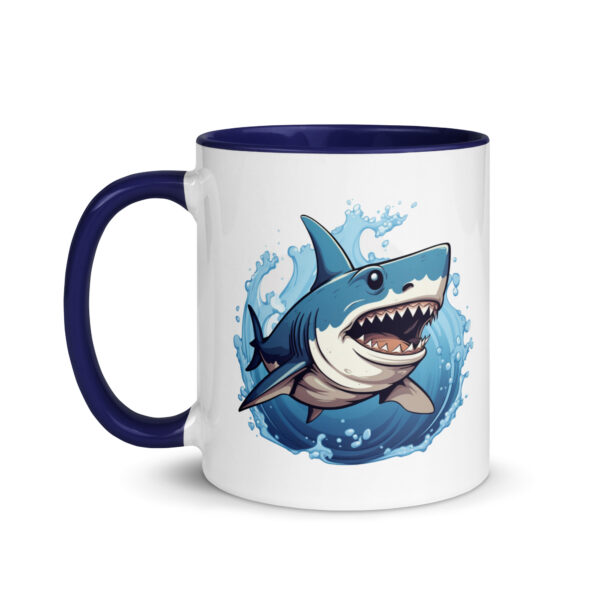 Shark Mug with Color Inside - Image 9
